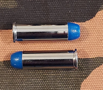 44 REM MAG Snap Caps Set of 6 (Blue+Nickel) 200GN.!!!