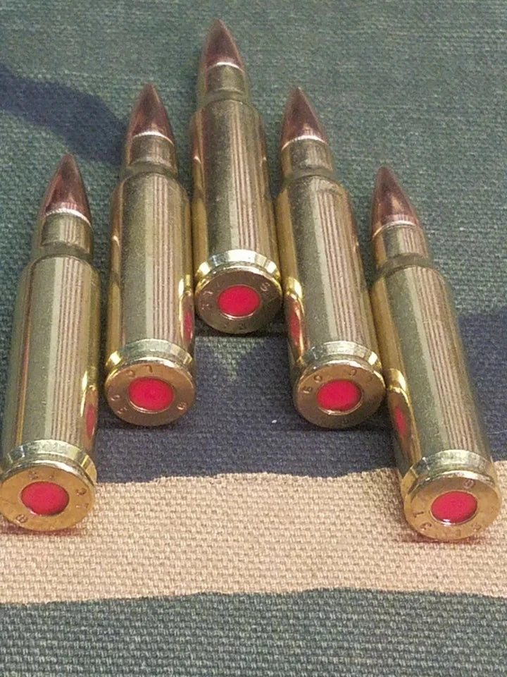 308 Win. Snap Caps Set of 5 (Safety Red)
