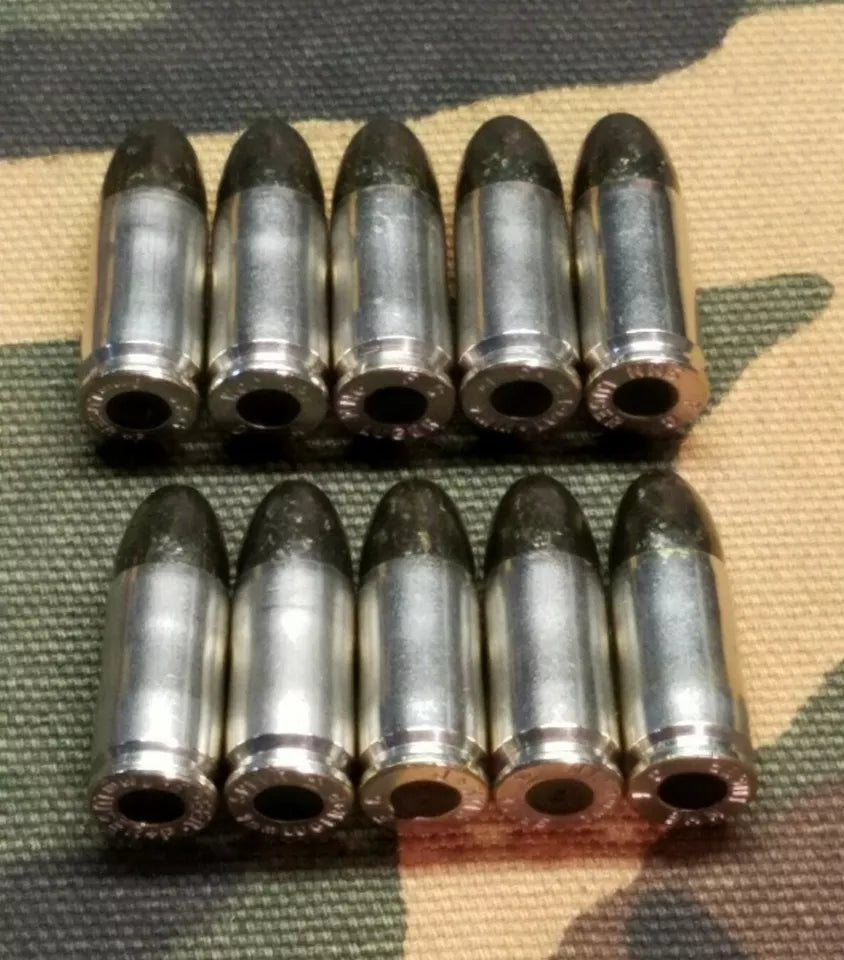 9mm Snap Caps Set of 10 (Black+Nickel)