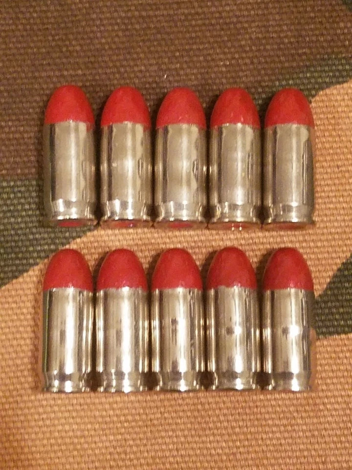 380 Snap Caps Set of 10 (Red+Nickel)