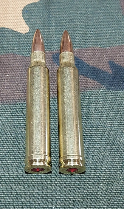 338 WIN MAG, Snap Caps Set of 2 (Brass+FMJ) Real Weight!!!