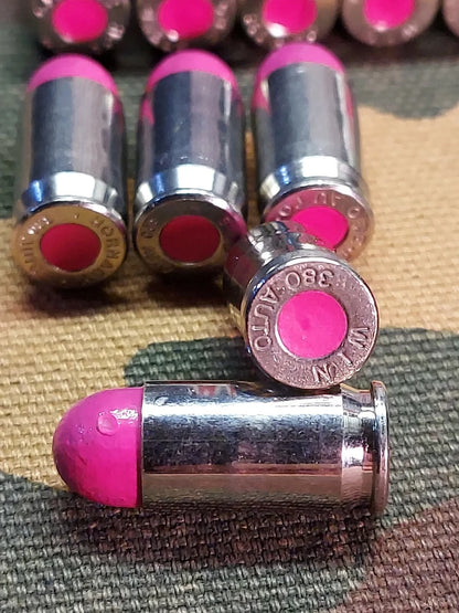 380 Snap Caps Set of 10 (Pink+Nickel)