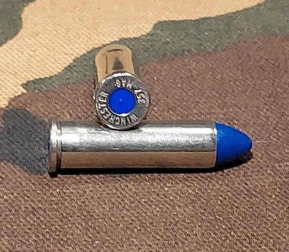 357 Magnum Snap Caps Set of 6 (Nickel+Blue) Real 125GR Weight!!!