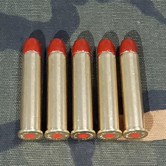 45-70 Government Snap Caps Set of 5 (Brass+Red) Real 350GR Weight!!!