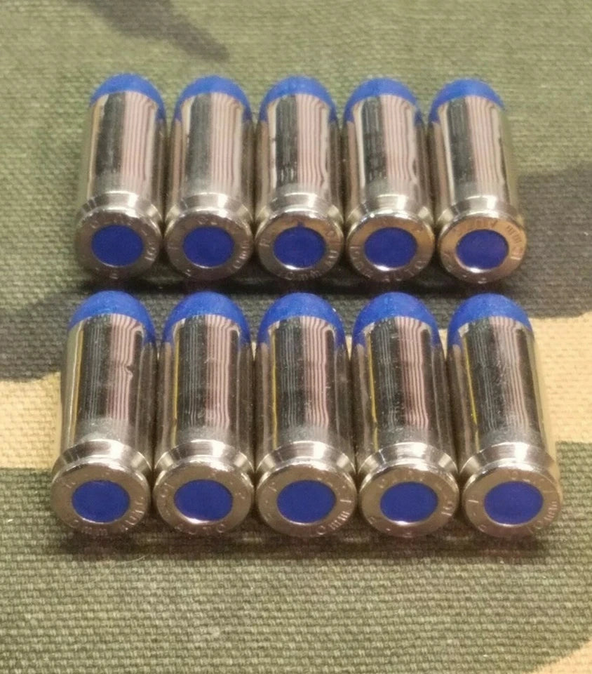 10mm Snap Caps Set of 10 (Blue+Nickel) Real 200GR Weight!!!