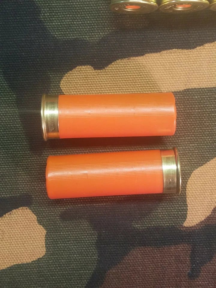 12 Gauge 2 3/4" 1oz. Snap Caps Dummy Training Rounds Set of 10 (Safety Orange)