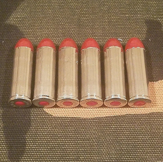 45 Long Colt Snap Caps Set of 6 (Red+Nickel) Real Weight!!! 45LC 45 Colt