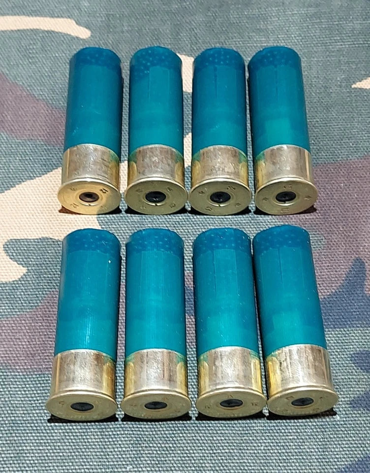 12 Gauge 2 3/4" Snap Caps Dummy Training Rounds Set of 8 (Green) 1oz ea.