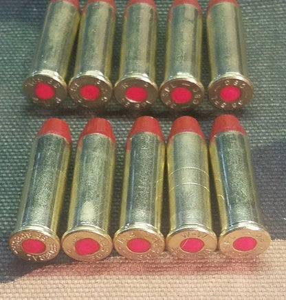 38 Special Snap Caps Set of 10 (Red+Brass) Real 125gr Weight!!!