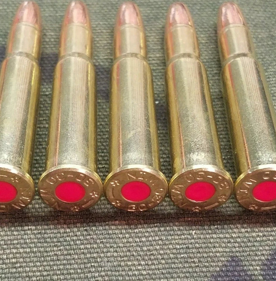 30-30 Winchester Snap Caps Set of 5 (Safety Red)
