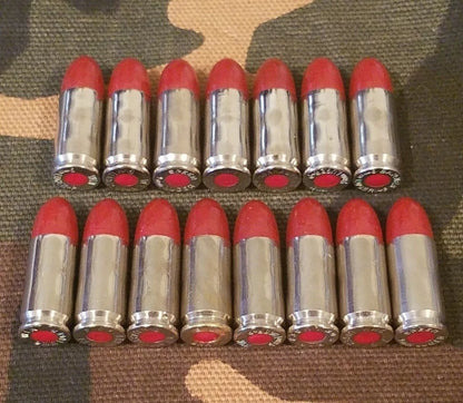 9mm Luger Snap Caps Set of 15 (Red+Nickel)