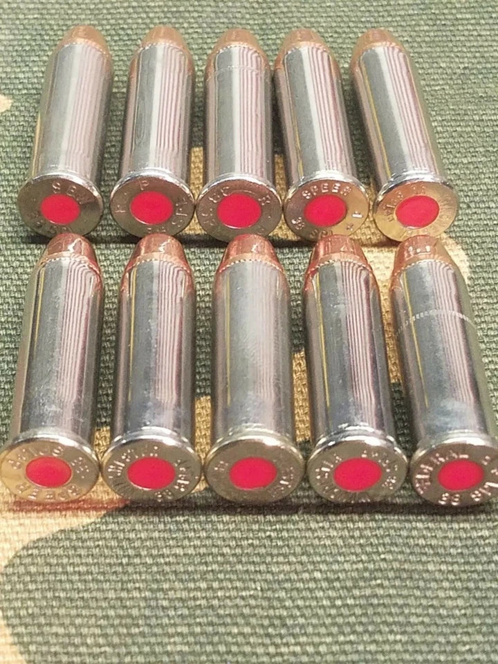 38 Special Snap Caps Set of 10 (Red+Nickel) Real 125gr Weight!!!
