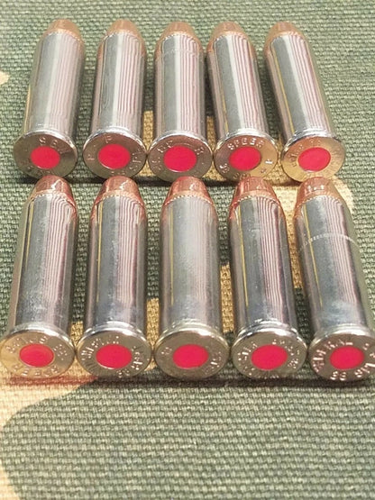 38 Special Snap Caps Set of 10 (Red+Nickel) Real 125gr Weight!!!