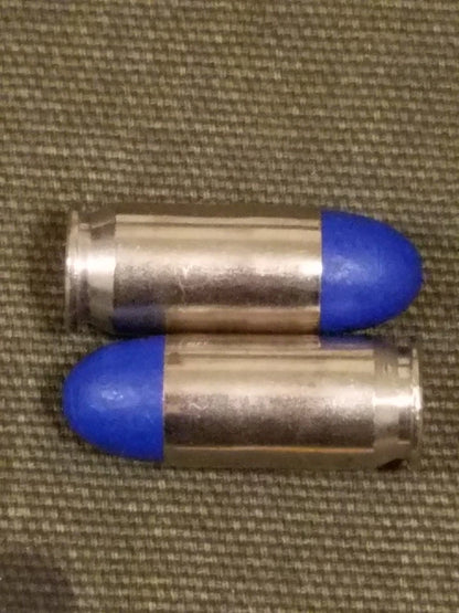 45 ACP Snap Caps Set of 6 (Blue+Nickel) Real 230GR Weight!!!