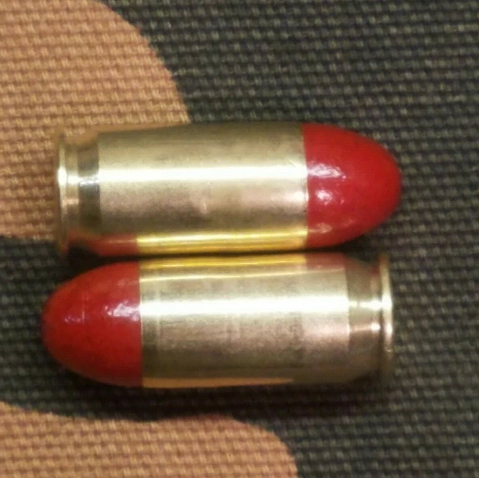 45 ACP Snap Caps Set of 10 (Red+Brass) Real Weight!!!