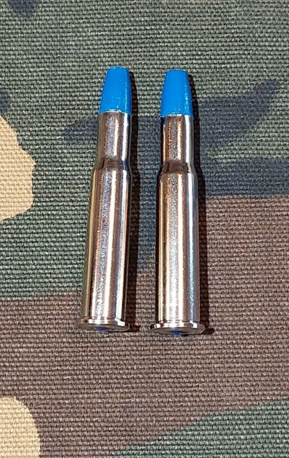 30-30 Winchester Snap Caps Set of 5 (Nickel and Blue) 150GR.