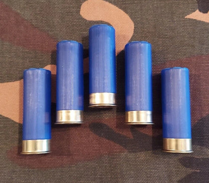 12 Gauge 2 3/4" 1oz. Snap Caps Dummy Training Rounds Set of 5 (Blue)