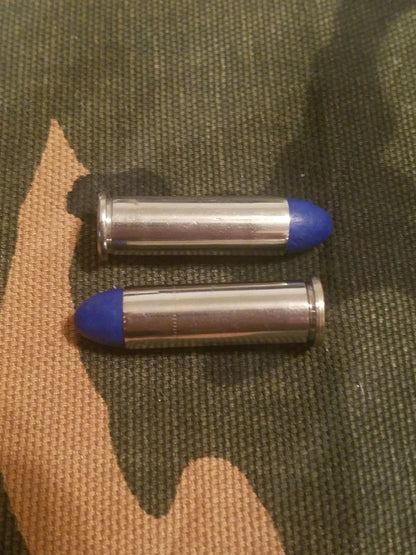 38 Special Snap Caps Set of 6 (Blue+Nickel) Real 125GR Weight!!!