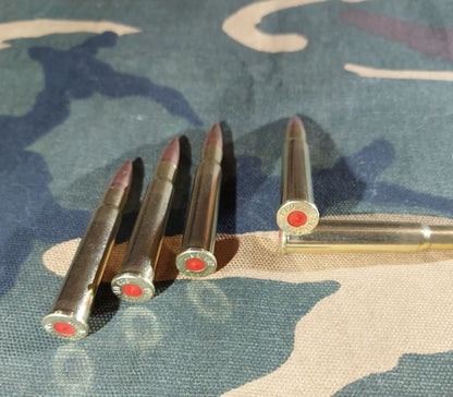 303 British Snap Caps Set of 5 (SafetyRed+Brass+FMJ)