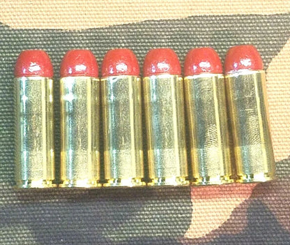 45 Long Colt Snap Caps Set of 6 (Red+Brass) Real Weight!!! 45LC 45 Colt