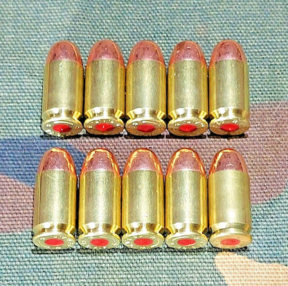 45 Gap Snap Caps Set of 10 (Brass+Fmj) Real Weight!!! 45 G.A.P.