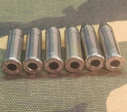 38 Special Snap Caps Set of 6 (Black+Nickel) Real 125GR Weight!!!