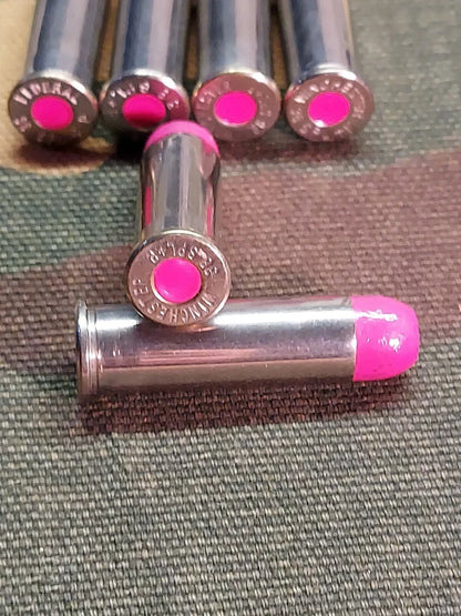 38 Special Snap Caps Set of 6 (Pink+Nickel) Real 125GR Weight!!!
