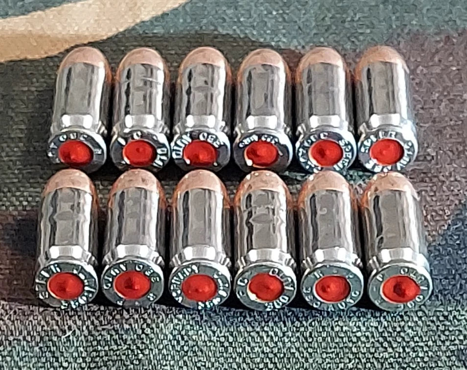 380 Snap Caps Set of 12 (Nickel+FMJ) 90GR
