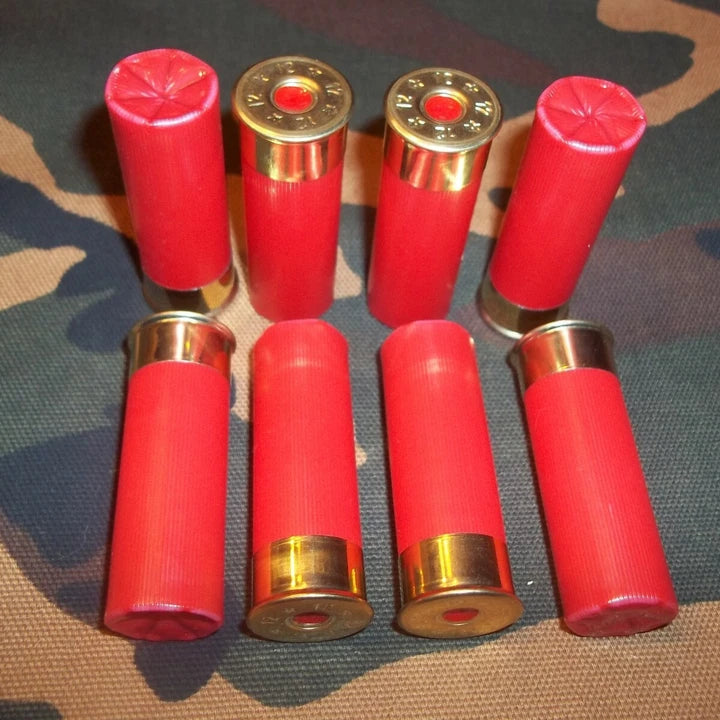 12 Gauge 2 3/4" 1oz. Snap Caps Dummy Training Rounds Set of 8 (Safety Red)