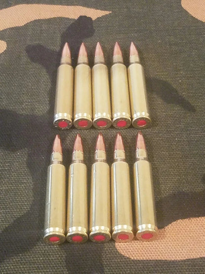 223/5.56 Snap Caps Set of 10 (Safety Red)