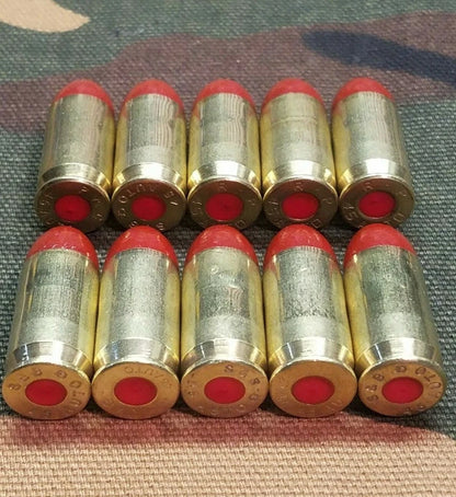 45 ACP Snap Caps Set of 10 (Red+Brass) Real Weight!!!