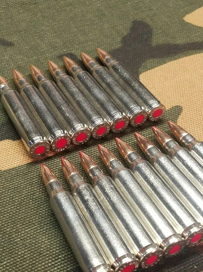 223/5.56 Snap Caps Set of 15 (Nickel+Red)