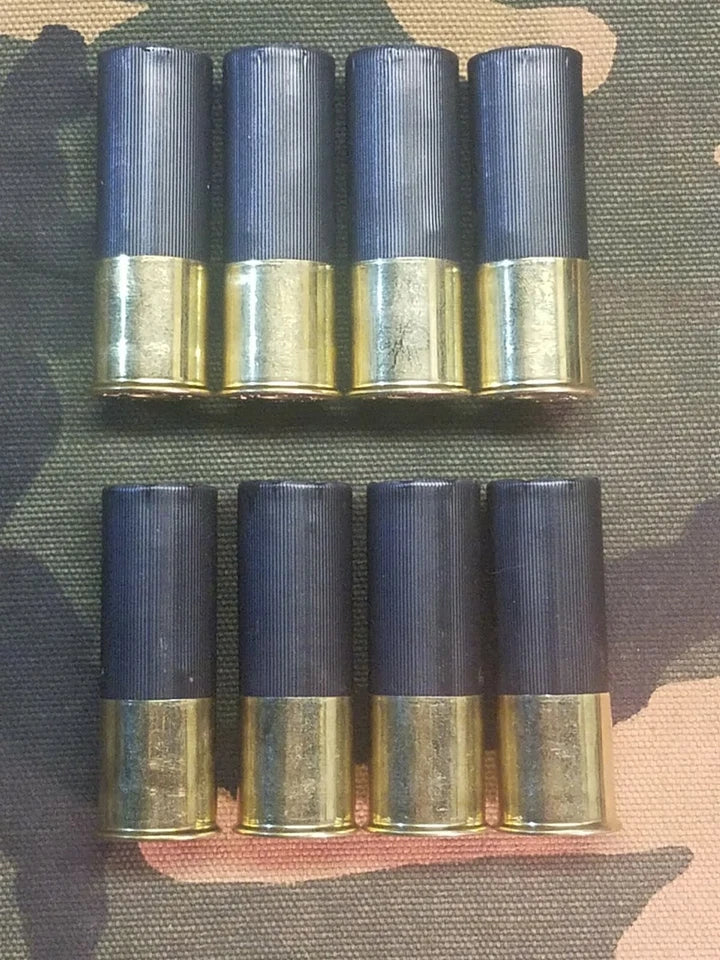 12 Gauge 2 3/4" 1oz. Snap Caps Dummy Training Rounds Set of 8 (Safety Black)