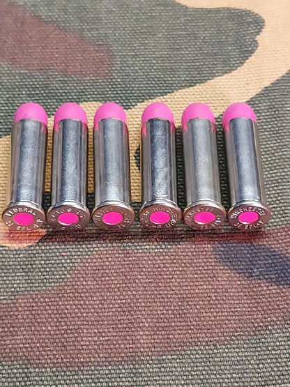 38 Special Snap Caps Set of 6 (Pink+Nickel) Real 125GR Weight!!!