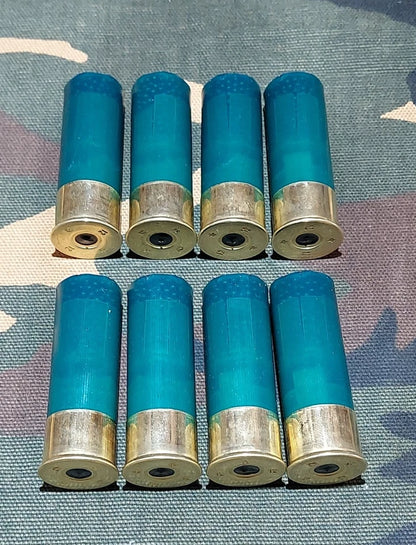 12 Gauge 2 3/4" Snap Caps Dummy Training Rounds Set of 8 (Green) 1oz ea.
