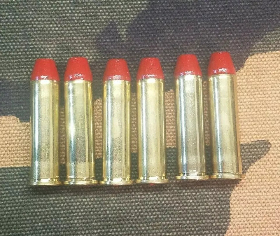 357 Magnum Snap Caps Set of 6 (Brass+Red) Real 125GR Weight!!!
