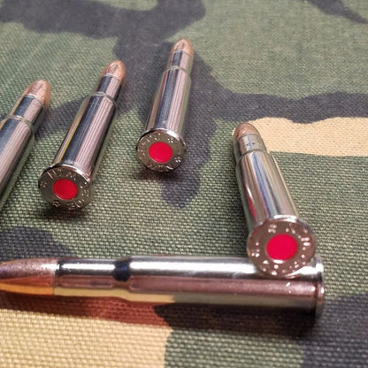30-30 Winchester Snap Caps Set of 5 (Nickel and Red) 150GR.