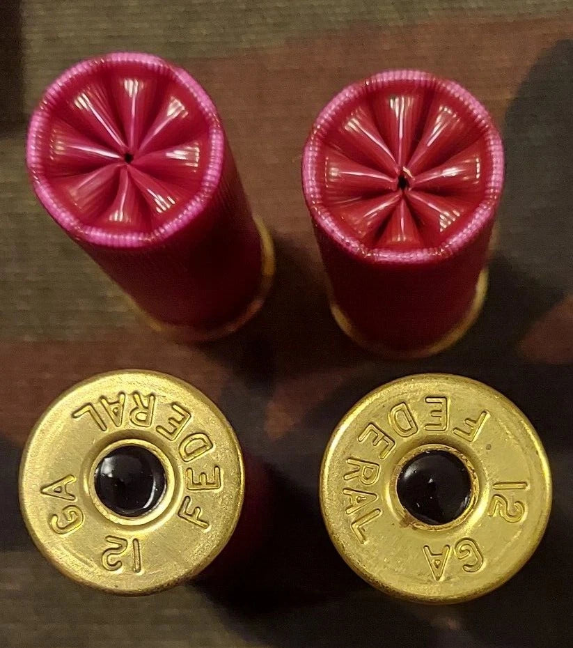 12 Gauge 2 3/4" Snap Caps Dummy Training Rounds Set of 8 (Burgandy) 1oz