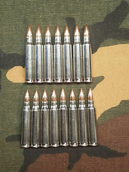 223/5.56 Snap Caps Set of 15 (Nickel+Red)