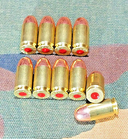 45 Gap Snap Caps Set of 10 (Brass+Fmj) Real Weight!!! 45 G.A.P.