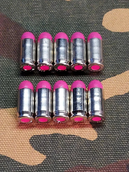 380 Snap Caps Set of 10 (Pink+Nickel)