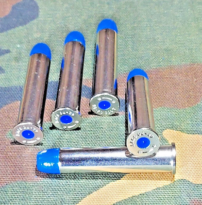 45-70 Government Snap Caps Set of 5 (Nickel+Blue) Real 350GR Weight!!!