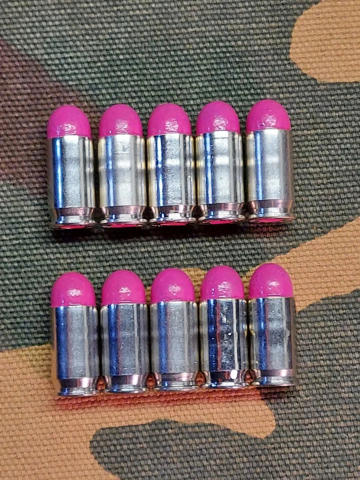 380 Snap Caps Set of 10 (Pink+Nickel)
