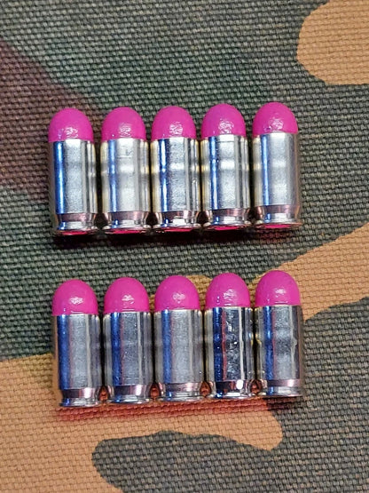 380 Snap Caps Set of 10 (Pink+Nickel)