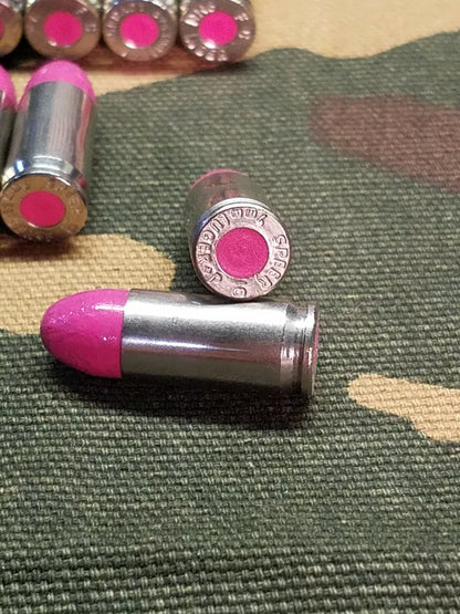 9mm Luger Snap Caps Set of 10 (Pink+Nickel)