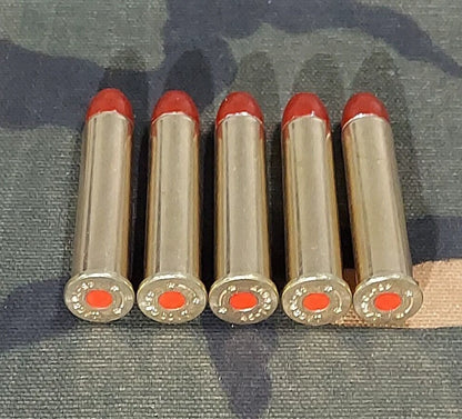 45-70 Government Snap Caps Set of 5 (Brass+Red) Real 350GR Weight!!!